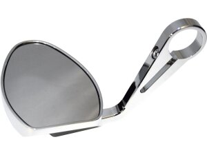 Ferrara 2 Bar End Mirror 115 mm stem Chrome