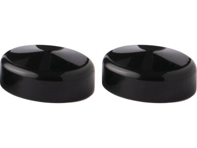 Fork Cap Gloss Black Gloss Powder Coated