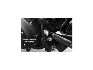 Swingarm Axle Cover Black Gloss Powder Coated