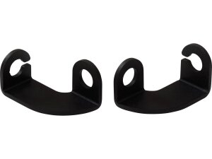 Front Turn Signal Bracket Black Powder Coated