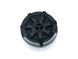 Alley Cat LED Fuel and Battery Gauge, Gloss Black Fuel...