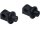 Splined Peg Adapters Black Satin