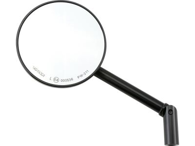 Conero Mirror 175 mm stem Black, Anodized