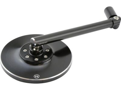 Conero Mirror 175 mm stem Black, Anodized