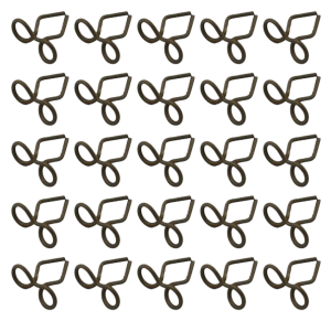 Front fender trim clip, set of 25