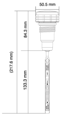 Koso Digital Dipstick Black FLH/T07-16 (IT)