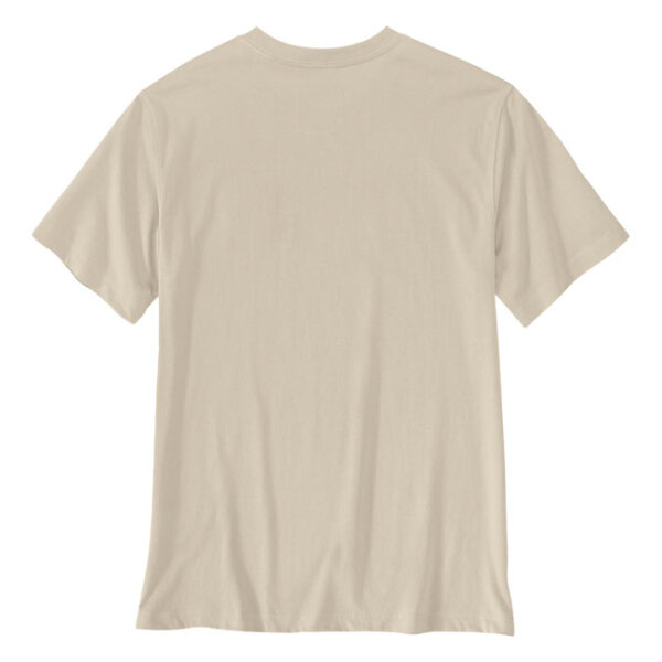 Carhartt Irvine Relaxed Layered Logo t-shirt oat milk...