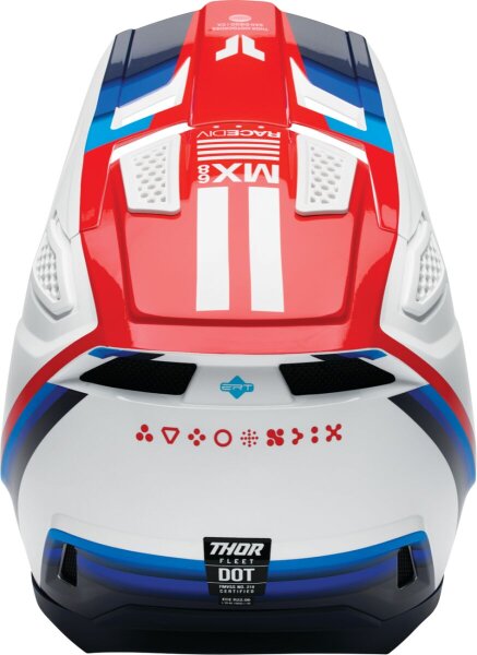 Helmet Fleet Defy Wh/rd/bl Sm