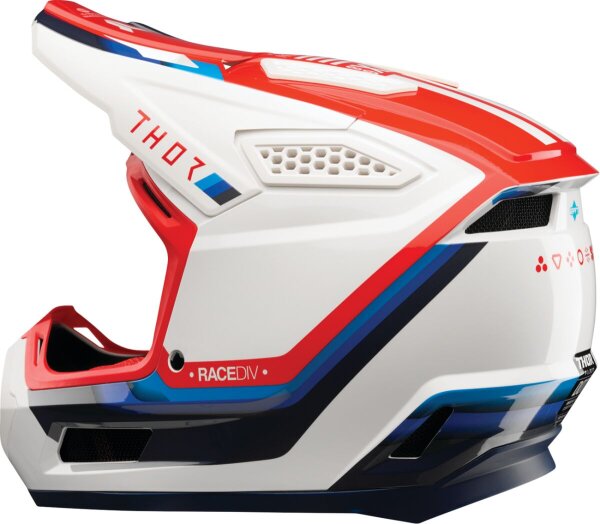 Helmet Fleet Defy Wh/rd/bl 2x