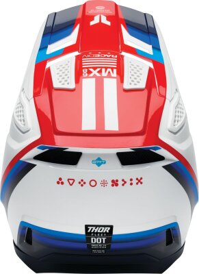 Helmet Fleet Defy Wh/rd/bl 2x