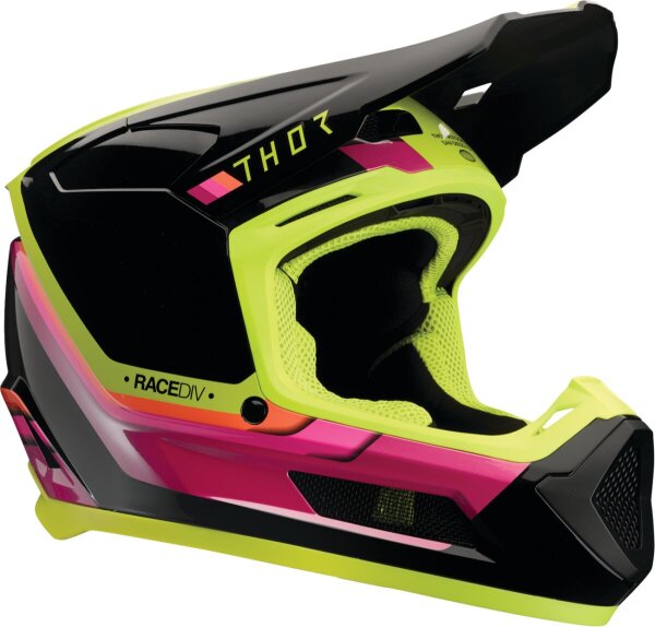 Helmet Fleet Yth Defy Bk/ac M