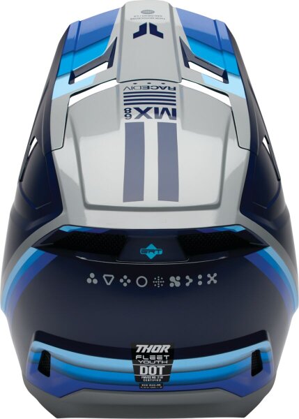 Helmet Fleet Yth Defy Bl/gy S