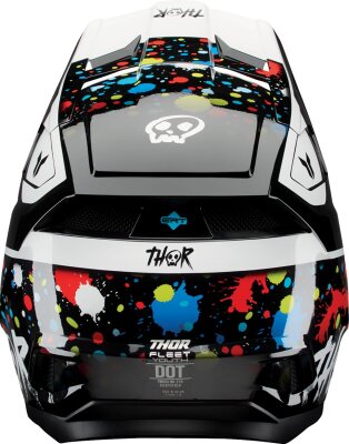 Helmet Fleet Yth Splat Black L