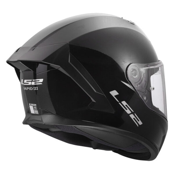 LS2 Rapid III Solid helmet gloss black Size M