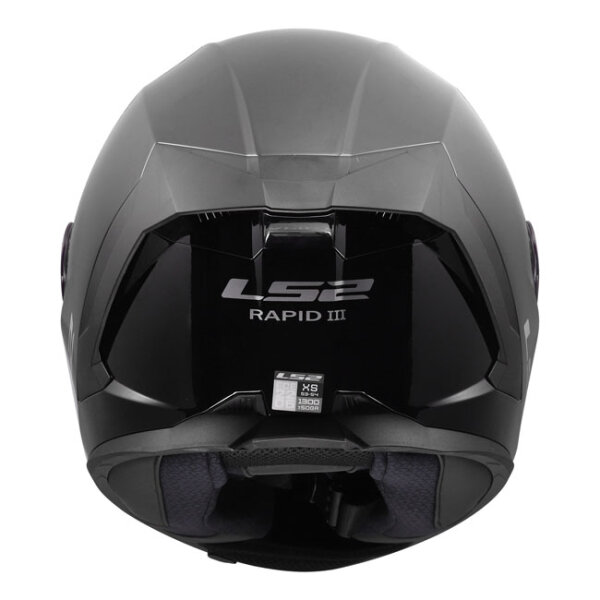 LS2 Rapid III Solid helmet gloss black Size M