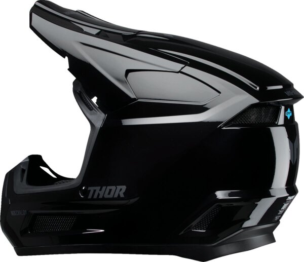 Helmet Fleet Yth Blackout Glos