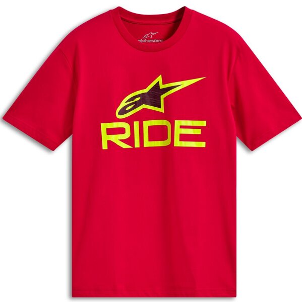Tee Ss Csf Ride 4.0 Red/hi Vis
