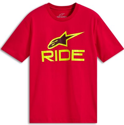 Tee Ss Csf Ride 4.0 Red/hi Vis