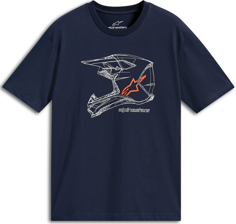 Tee Csf Mx Helmet Navy Xl