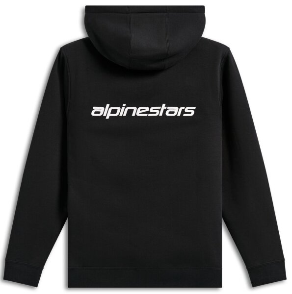 Hoodie Zip Transverse Black Xl