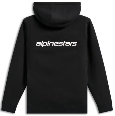Hoodie Zip Transverse Black Xl