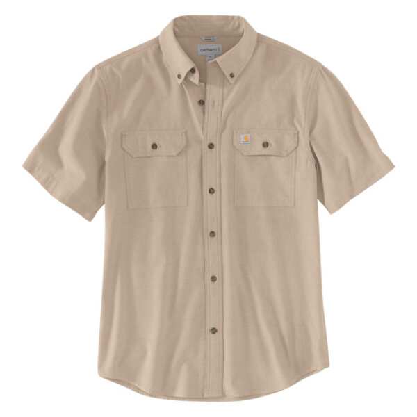 Carhartt Fort chambray shirt dark tan Size M
