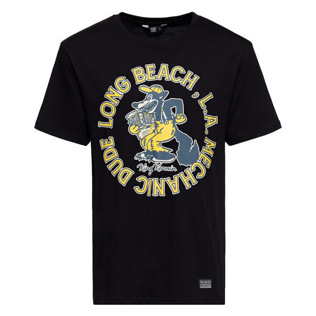 King Kerosin Mechanic Crew t-shirt black Size XL