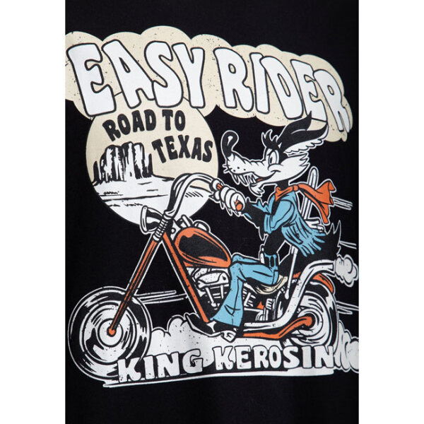 King Kerosin Easy Rider t-shirt black Size M