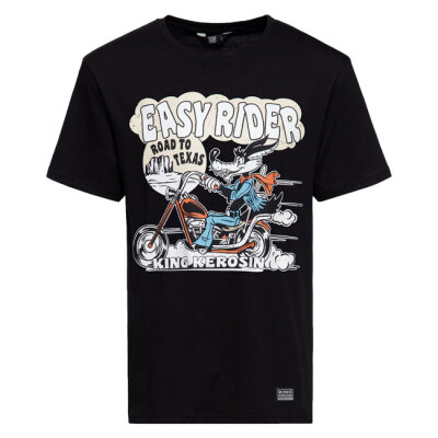 King Kerosin Easy Rider t-shirt black Size L