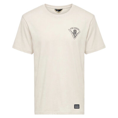 King Kerosin Daytona Speedway t-shirt off white Size XL
