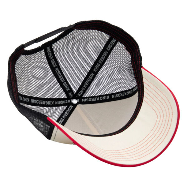 King Kerosin Salt Lake Trucker cap red/offwhite One size fits most