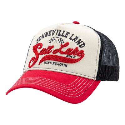 King Kerosin Salt Lake Trucker cap red/offwhite One size fits most