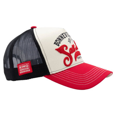 King Kerosin Salt Lake Trucker cap red/offwhite One size fits most