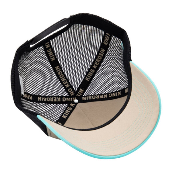 King Kerosin Bad To The Bone Trucker cap turquoise/ecru One size fits most