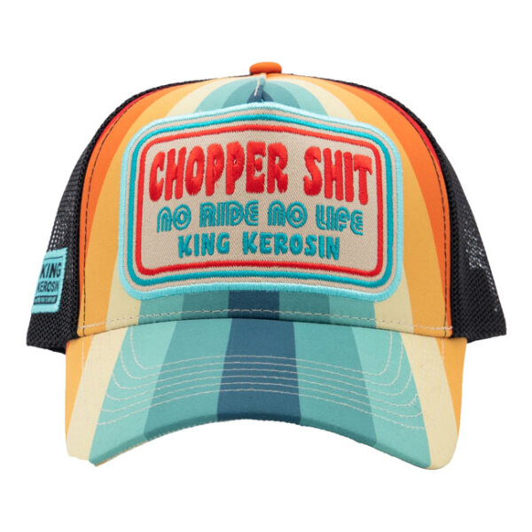 King Kerosin Chopper Shit Trucker cap blue/orange One...