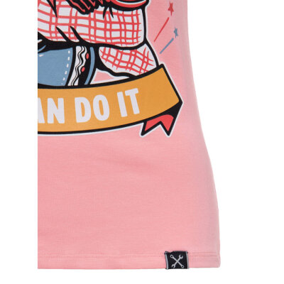 Queen Kerosin We Can Do It t-shirt rose Size M