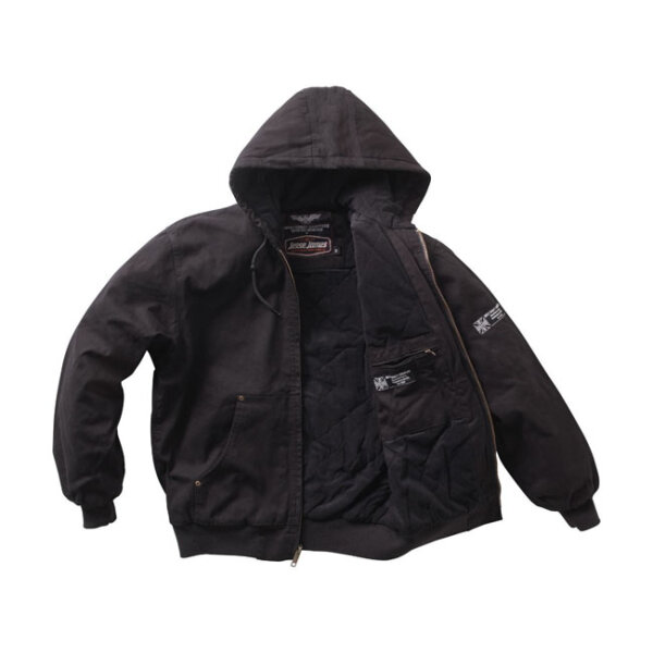 WCC Heavy duty canvas work jacket black Size 2XL
