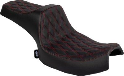 Seat Pred.3 2-up Dd Red Vinyl