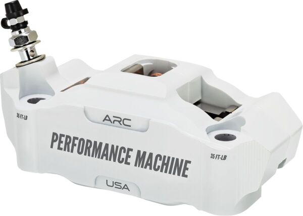 Caliper Front Left White 125x4