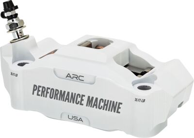 Caliper Front Left White 125x4