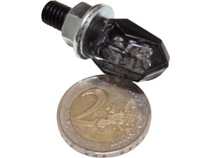 Tiny LED Turn Signal Black Smoke LED