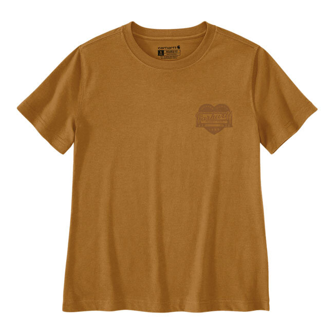 Carhartt Irvine Heart female t-shirt carhartt® brown Size S