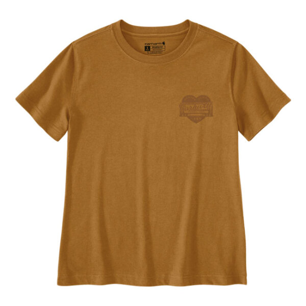 Carhartt Irvine Heart female t-shirt carhartt® brown...
