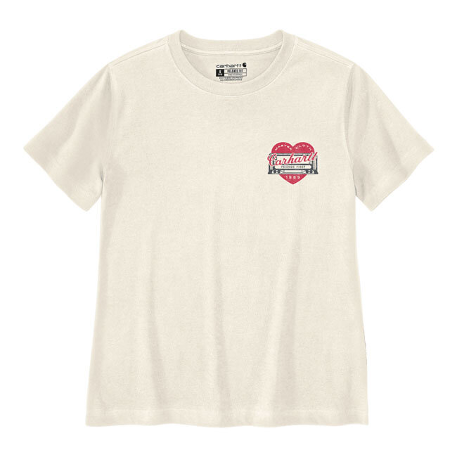 Carhartt Irvine Heart female t-shirt eggshell Size S