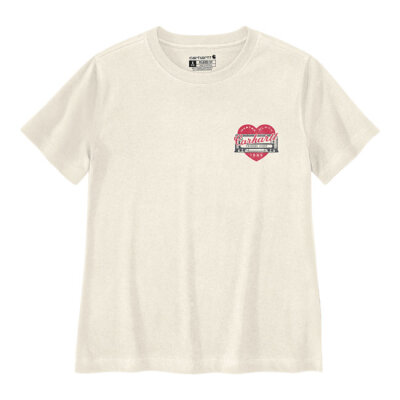 Carhartt Irvine Heart female t-shirt eggshell Size S