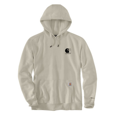 Carhartt Force™ Logo hoodie cobbelstone Size S