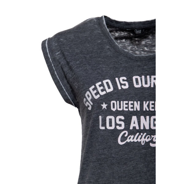 Queen Kerosin Speed Is Our Passion t-shirt anthracite Size L