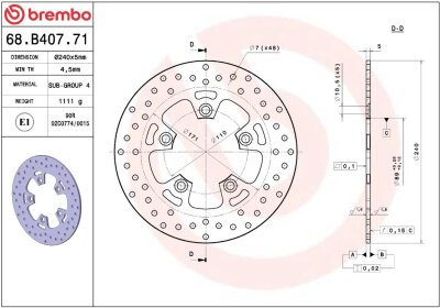 Brake Disc Fix Fr/rr
