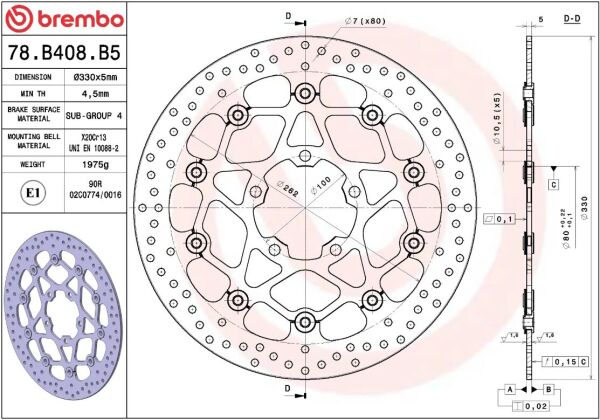 Brake Disc Float Fr