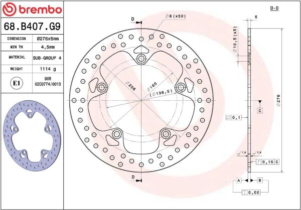 Brake Disc Fix Rr